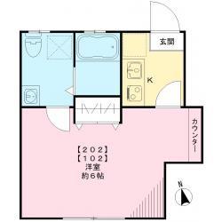 ハイツソーブルの間取り画像