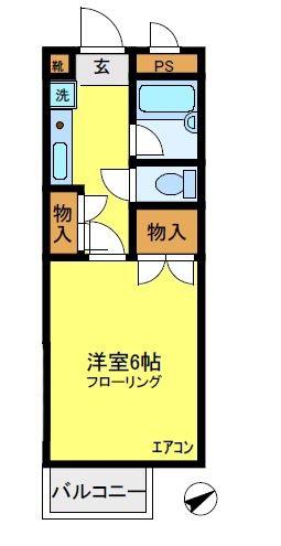 メゾンエスアイの間取り画像