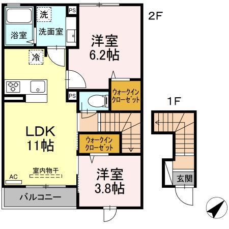 エクセリア上石原の間取り画像