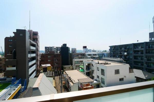 ラフィスタ調布多摩川の現地からの眺望画像