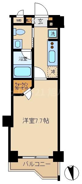 レディアス調布国領の間取り画像