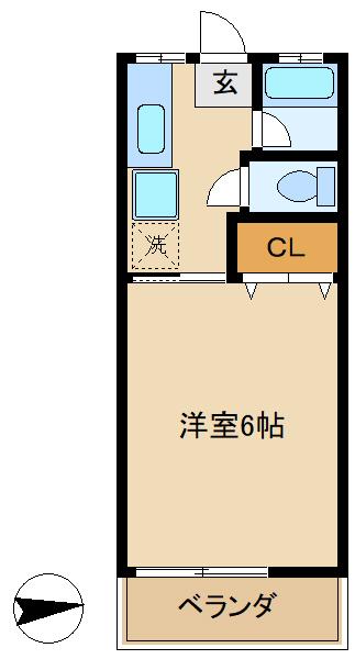 グリーンハイツの間取り画像