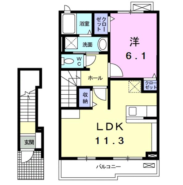 エレガンシアの間取り画像
