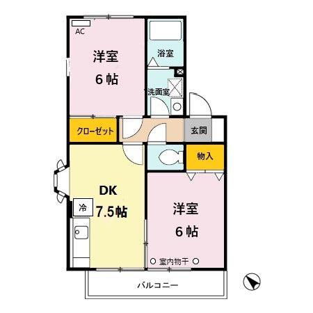 ガーデンヒル2の間取り画像