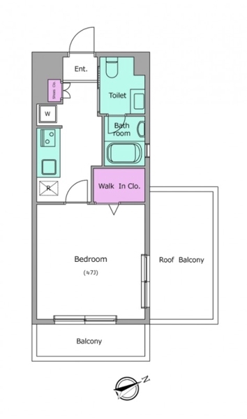 レジディア調布の間取り画像