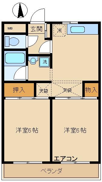 サンモール調布の間取り画像