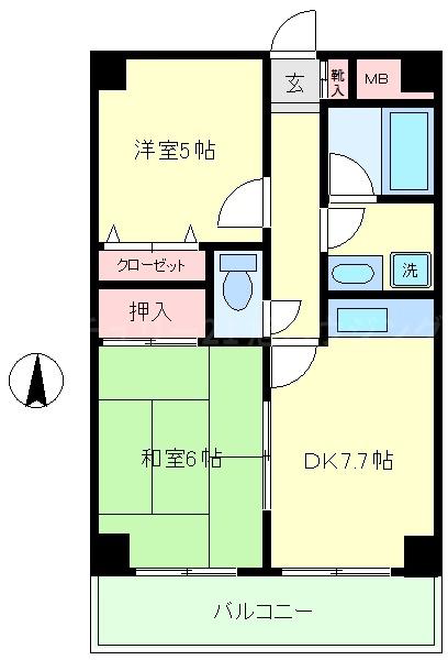 五香屋プラザビルの間取り画像