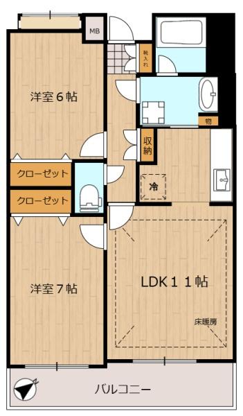 プラム12の間取り画像
