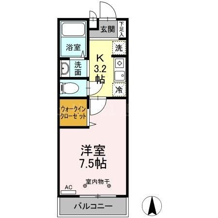 ストークコート２の間取り画像