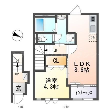大鈴樹3の間取り画像