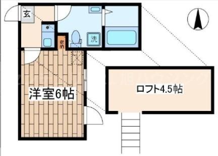 カトルセゾン調布の間取り画像