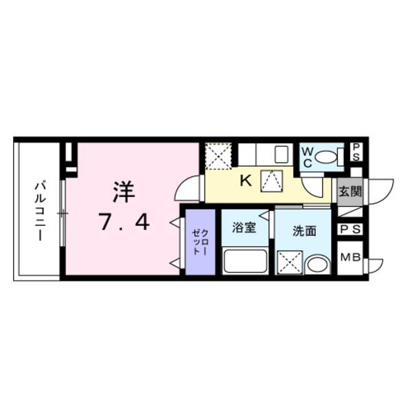 リヴィエール ヴィラ 神代の間取り画像