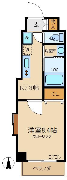 ジェルソミーナの間取り画像