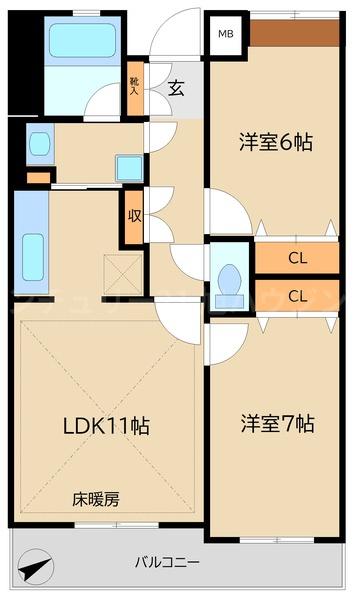 プラム12の間取り画像