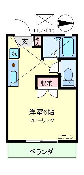 パレス富士の間取り画像