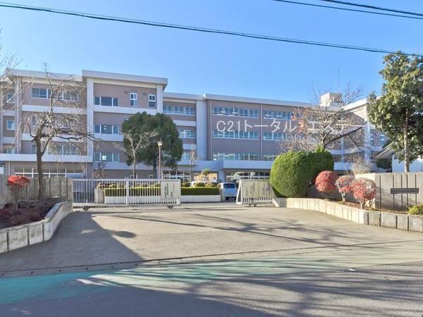 流山市鰭ケ崎の土地の中学校画像