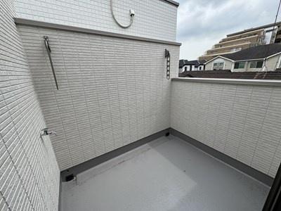 松戸市常盤平４丁目の新築一戸建のバルコニー画像