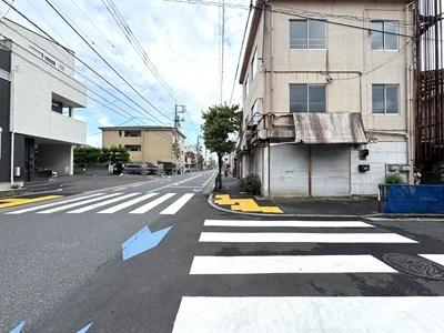 葛飾区金町１丁目の土地の前面道路含む現地写真画像
