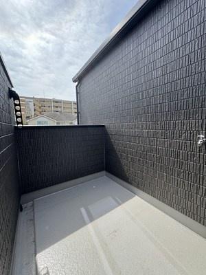 松戸市常盤平４丁目の新築一戸建のバルコニー画像