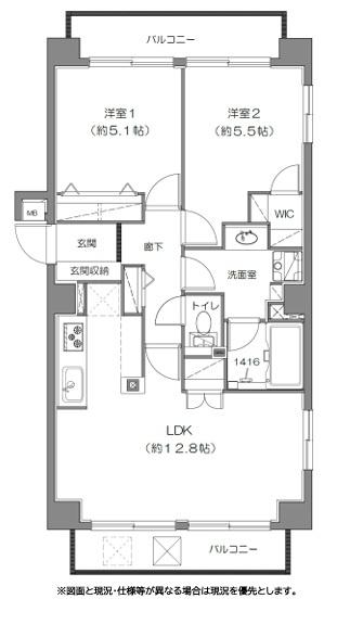 コスモ柴又駅前の間取り画像