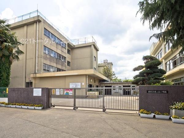 【建築条件なし】柏市今谷上町の小学校画像