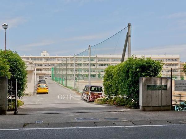 【建築条件なし】柏市今谷上町の中学校画像