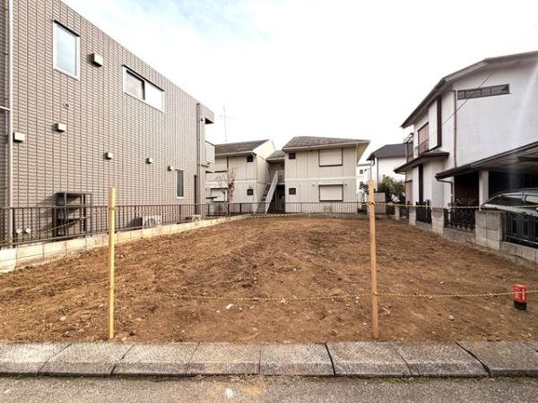 【建築条件なし】柏市今谷上町の現地土地写真画像