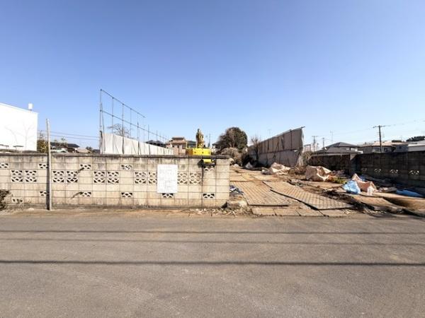 松戸市田中新田全6区画 5号地の現地土地写真画像