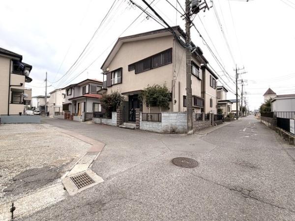 【建築条件なし】流山市流山9期の前面道路含む現地写真画像