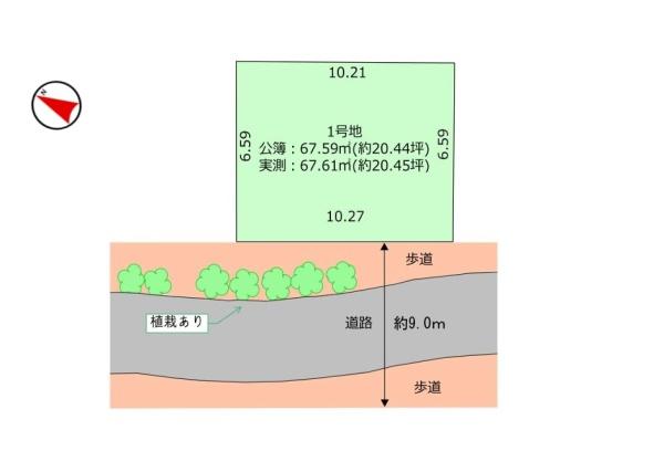 葛飾区金町2丁目の土地の間取り画像
