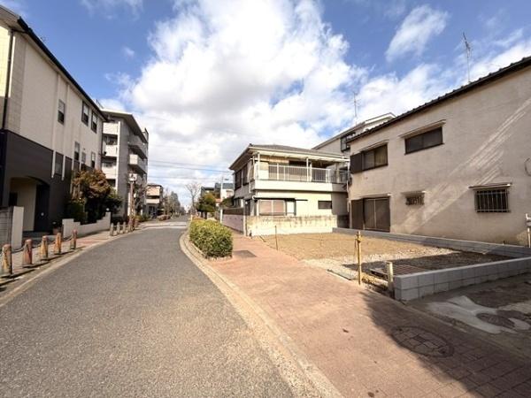 葛飾区金町2丁目の土地の前面道路含む現地写真画像