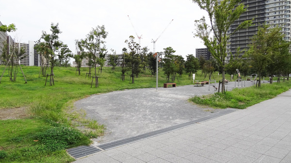 シティタワー金町タワー棟の公園画像
