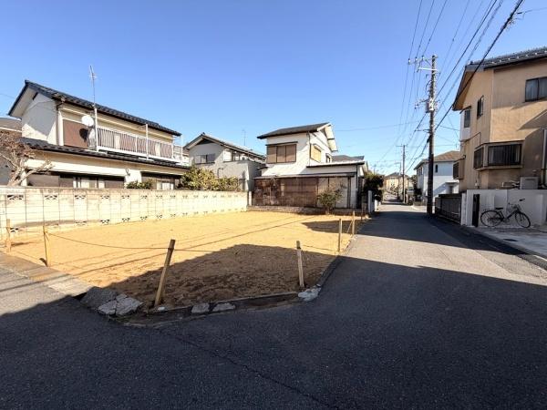 市川市宮久保２丁目の土地の前面道路含む現地写真画像
