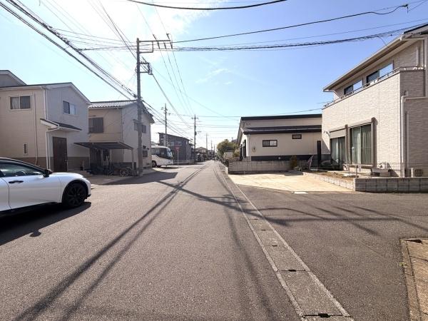 松戸市栄町西５丁目の土地の前面道路含む現地写真画像