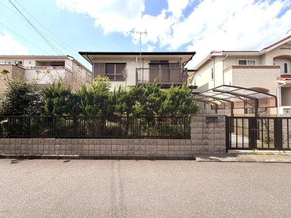 【建築条件なし】流山市宮園2丁目の現地土地写真画像