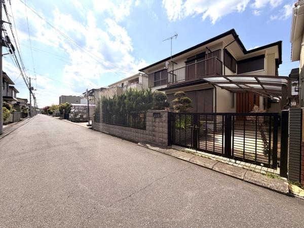 【建築条件なし】流山市宮園2丁目の前面道路含む現地写真画像