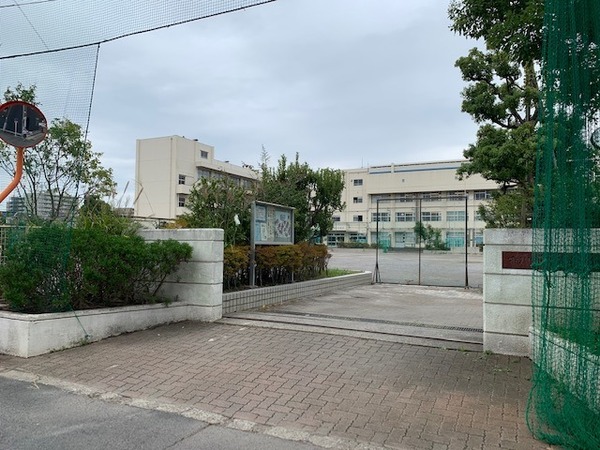 市川ハイツA棟の中学校画像