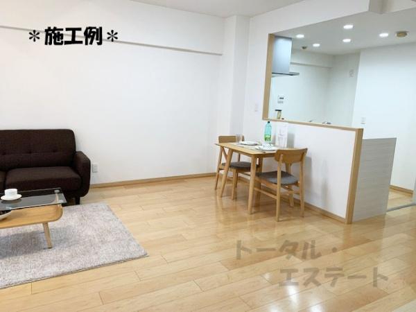 市川ハイツA棟のリビング画像