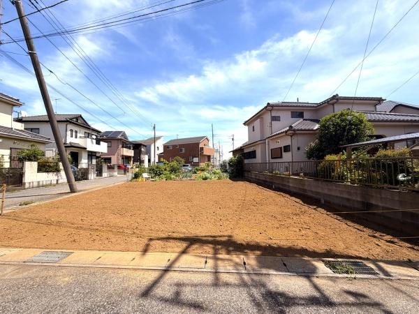 松戸市高塚新田の土地の現地土地写真画像