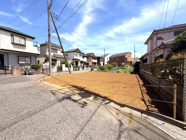 松戸市高塚新田の土地の現地土地写真画像
