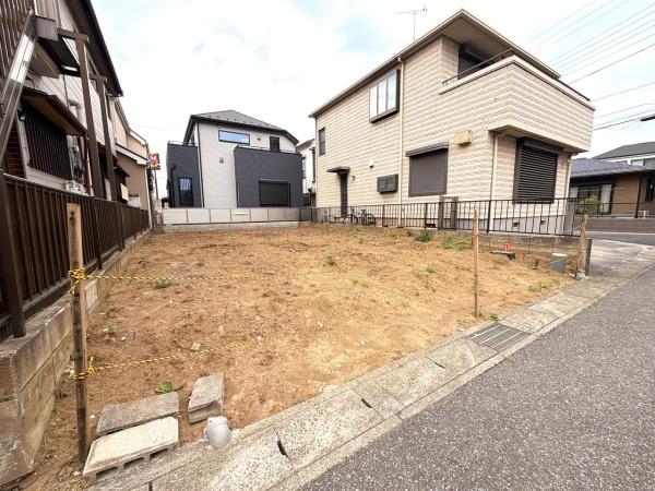 【建築条件なし】古ケ崎　売地全１区画の現地土地写真画像