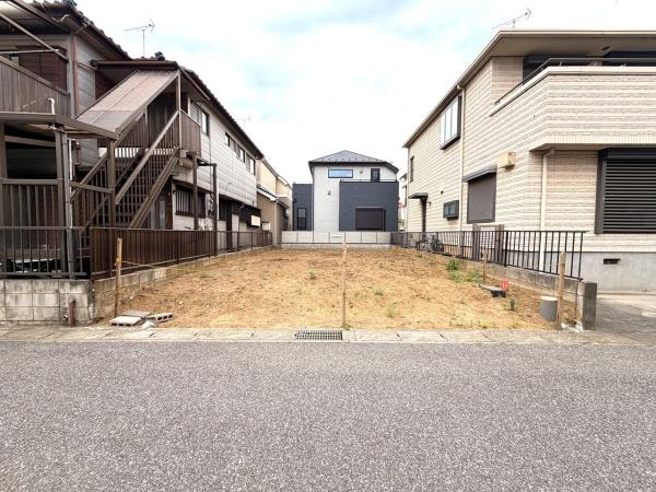 【建築条件なし】古ケ崎　売地全１区画の現地土地写真画像