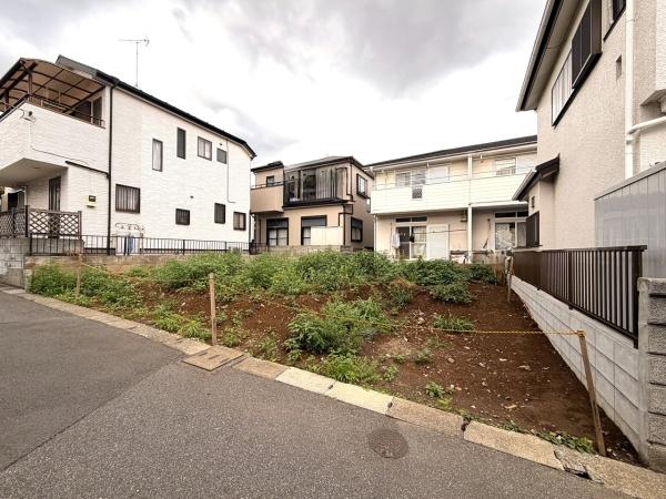 柏市南逆井２丁目の土地の現地土地写真画像