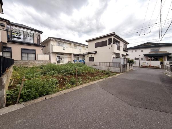 柏市南逆井２丁目の土地の前面道路含む現地写真画像