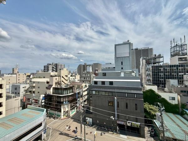 立川金町マンションの現地からの眺望画像
