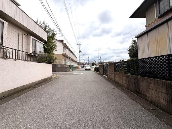 柏市逆井藤ノ台1期 全2区画の前面道路含む現地写真画像