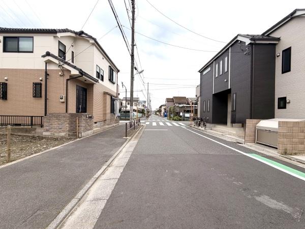 葛飾区水元17期1区画の前面道路含む現地写真画像