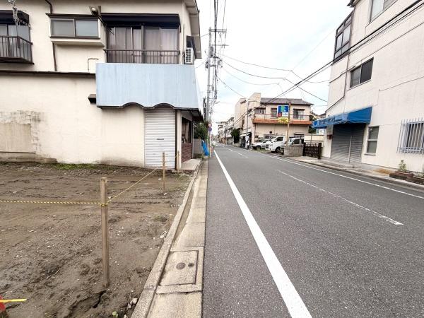 立石3丁目　売地の前面道路含む現地写真画像