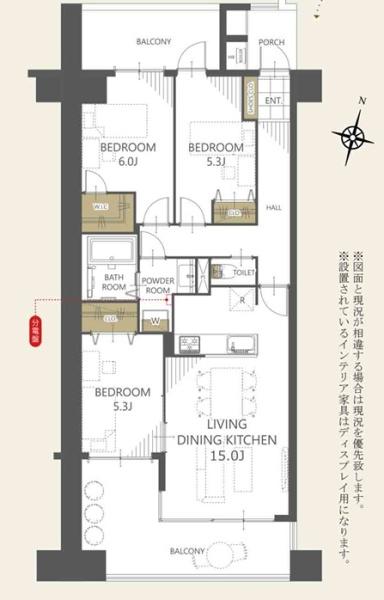 ヴェルデゾーナ新八柱の間取り画像