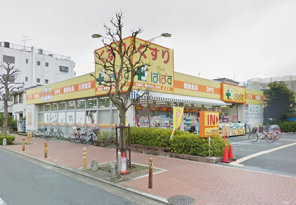 金町コーポB棟のドラッグストア画像